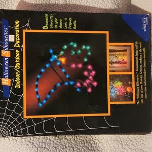 Vintage, 1999, Halloween Lightup Witch Silhouettes, Indoor/Outdoor Decoration